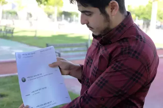 'Telefon kazandım' diye sevinen genç, 30 bin liradan oldu