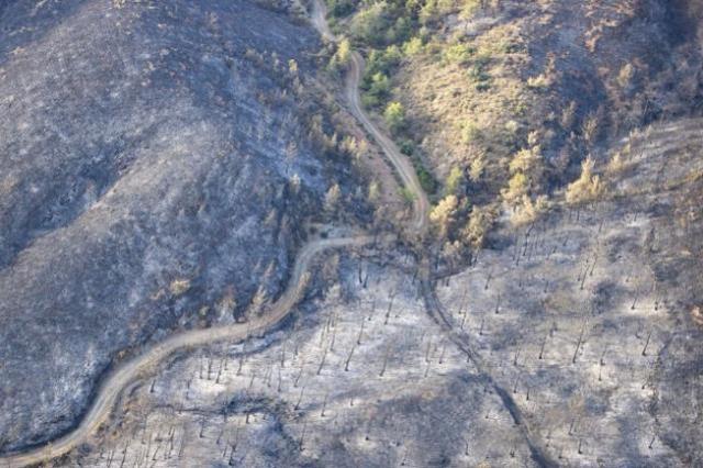 Türkiye'yi ağlatan kareler! Havadan çekilen görüntüler Marmaris yangının büyüklüğünü gözler önüne serdi