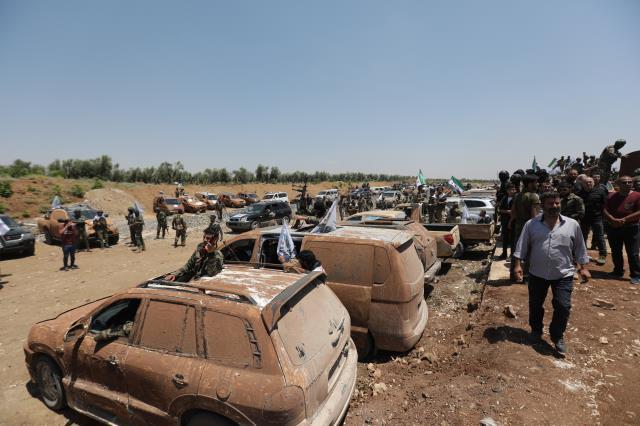 Cumhurbaşkanı Erdoğan'ın işaret ettiği Tel Rıfat'ta operasyon hazırlıkları hızlandı! SMO bölgeye askeri takviye gönderdi