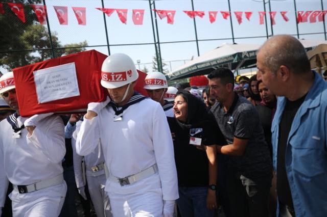 Şehit Astsubay Okan Meteöz son yolculuğuna uğurlandı