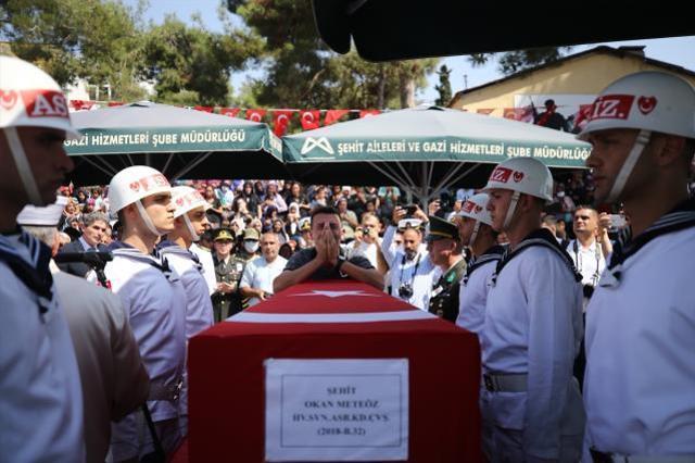 Şehit Astsubay Okan Meteöz son yolculuğuna uğurlandı