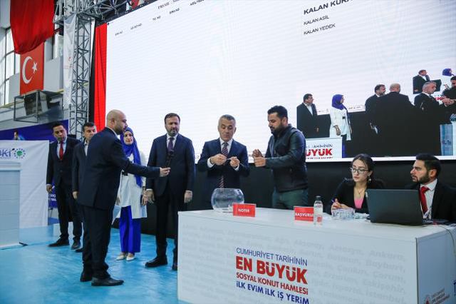 'İlk Evim, İlk İş Yerim' projesi kapsamında kura çekimi yapıldı