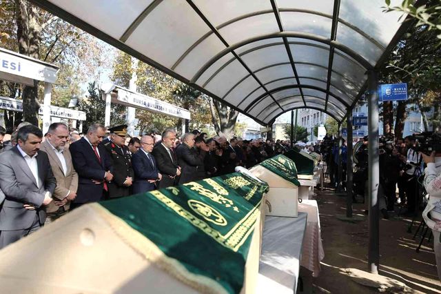 Bursa'da büyük acı...9 tabut yanyana