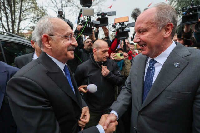 Kılıçdaroğlu ile görüşen İnce'den dikkat çeken ittifak mesajı: Menfaatler değil ilke ittifakları olmalıdır