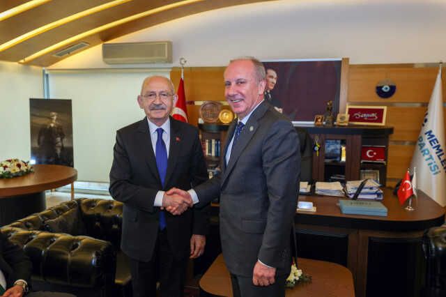 Kılıçdaroğlu ile görüşen İnce'den dikkat çeken ittifak mesajı: Menfaatler değil ilke ittifakları olmalıdır