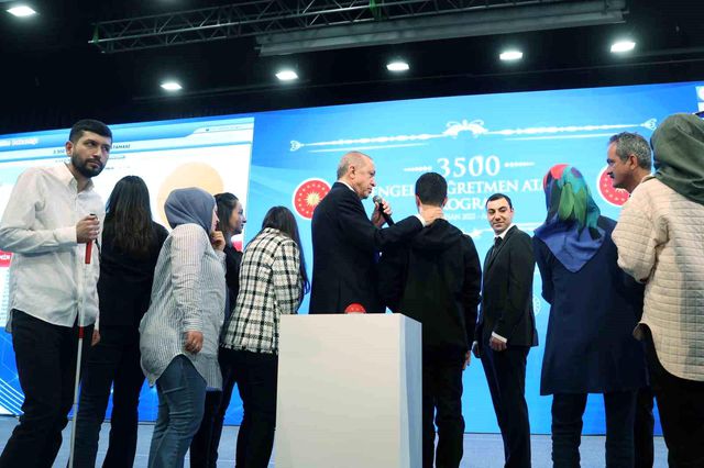 Erdoğan, 3 bin 500 Engelli Öğretmen Atamasını açıkladı