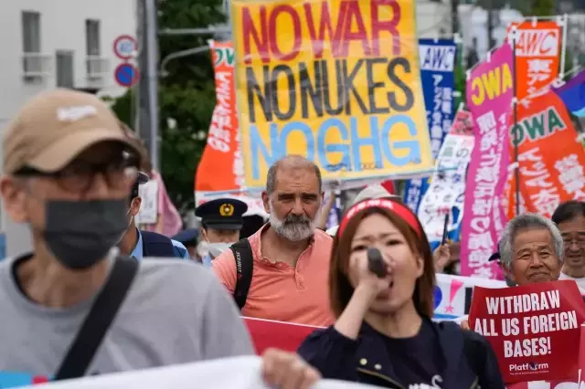 Japonya'da G7 Zirvesi Protesto Edildi
