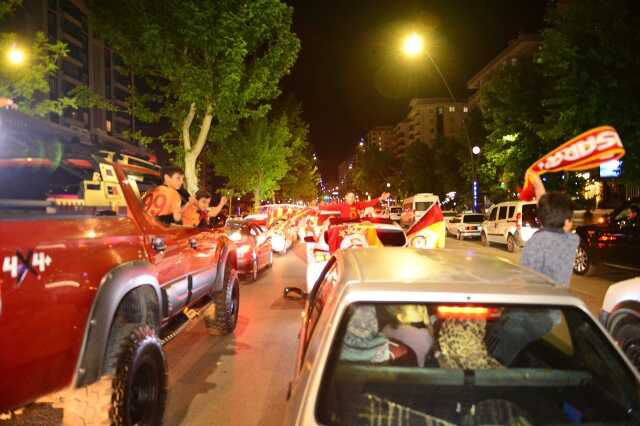 Kahramanmaraş'ta Galatasaray Şampiyonluğu Kutlandı
