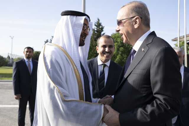 Cumhurbaşkanı Erdoğan'la görüşen BAE liderinden Türkçe paylaşım: Ekonomik ortalıkları ilerletmeyi konuştuk