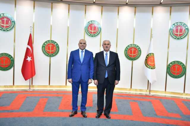 Yargıtay Başkanı Akarca, Cezayir Cumhuriyeti Yüksek Yargı Okulu Müdürü Djadi'yi kabul etti