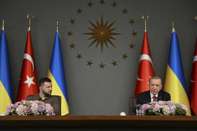 Cumhurbaşkanı Erdoğan ve Zelenski'den ikili görüşme sonrası ortak açıklama: Tahıl Koridoru Anlaşması'nın süresini 2 yıla çıkarma gayretindeyiz
