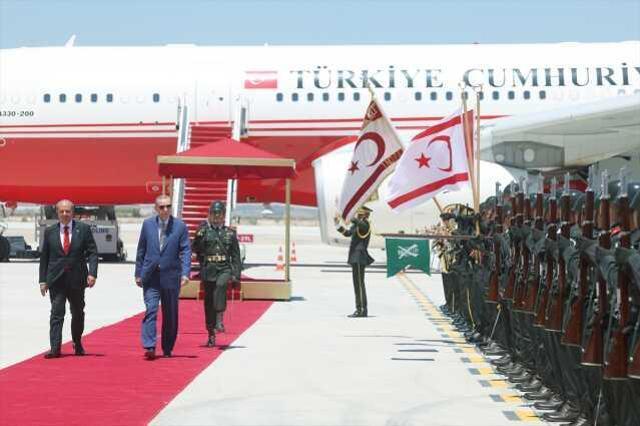 Cumhurbaşkanı Erdoğan: Kıbrıs Adası'nda birlikte yaşama idealini destekleyin çağrımı yineliyorum