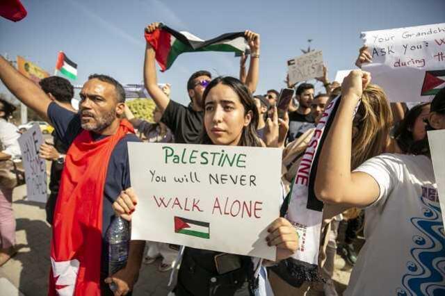 Dünyanın dört bir yanından Filistin'e destek! Binlerce kişi cadde ve meydanları doldurdu