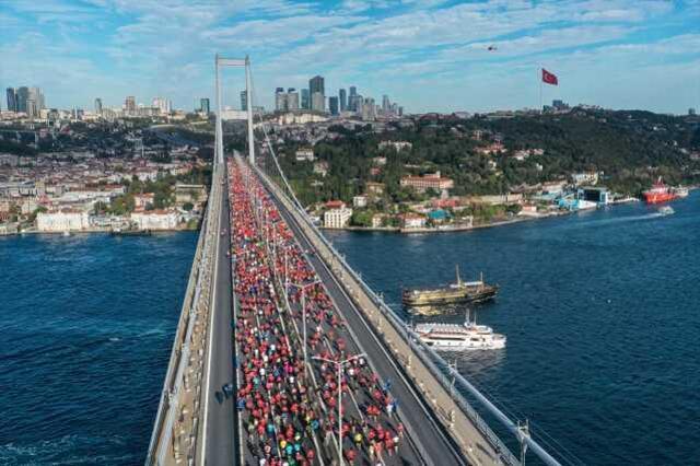 Son Dakika: 45. İstanbul Maratonu'nu erkeklerde Kenyalı atlet Panuel Mkungo kazandı