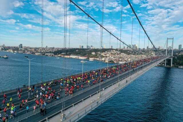 Son Dakika: 45. İstanbul Maratonu'nu erkeklerde Kenyalı atlet Panuel Mkungo kazandı