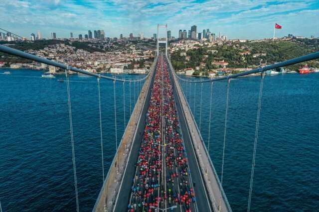 Son Dakika: 45. İstanbul Maratonu'nu erkeklerde Kenyalı atlet Panuel Mkungo kazandı