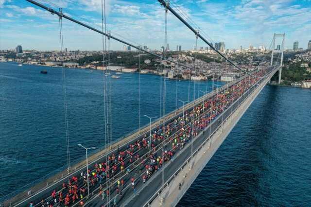 Son Dakika: 45. İstanbul Maratonu'nu erkeklerde Kenyalı atlet Panuel Mkungo kazandı