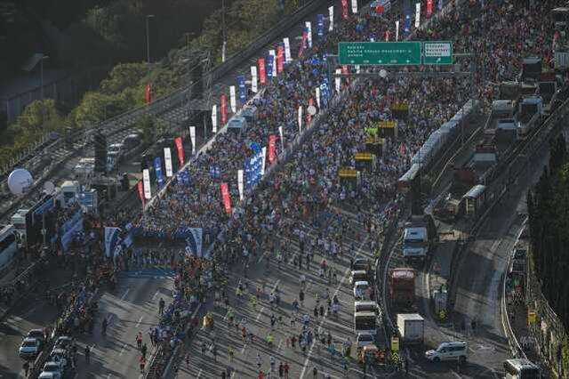 Son Dakika: 45. İstanbul Maratonu'nu erkeklerde Kenyalı atlet Panuel Mkungo kazandı