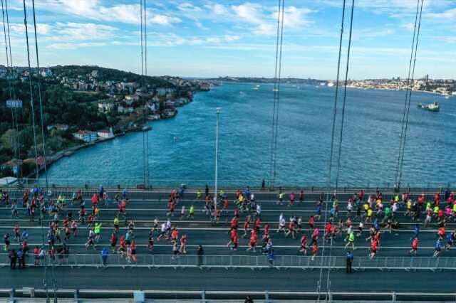 Son Dakika: 45. İstanbul Maratonu'nu erkeklerde Kenyalı atlet Panuel Mkungo kazandı