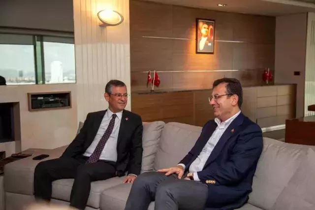İmamoğlu, Özel'i ziyaret etti