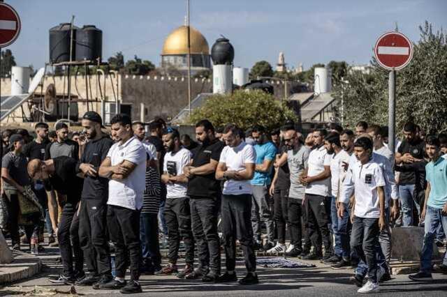 İsrail güçleri, Mescid-i Aksa çevresinde Müslümanlara yine müdahale etti