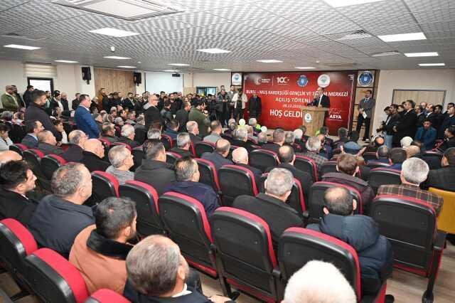 Bursa Büyükşehir Belediyesi, Muş'a Gençlik ve Eğitim Merkezi Kazandırdı