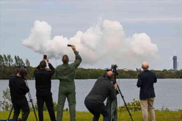 İlk Türk Astronot Alper Gezeravcı'nın uzaya fırlatıldığı anlar
