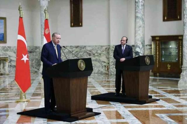 Mısır'a tarihi ziyaret! Cumhurbaşkanı Erdoğan ve Sisi, Gazze için ortak mesaj verdi