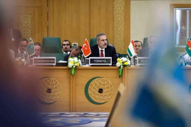 Dışişleri Bakanı Hakan Fidan İslam İşbirliği Teşkilatı'nda konuştu: Gazze'nin etrafındaki abluka kırılmalı