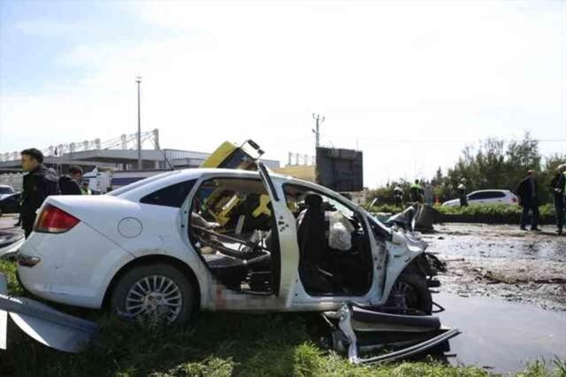 Hatay'da bir ailenin yok olduğu feci trafik kazasının görüntüleri ortaya çıktı