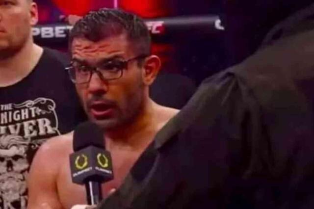 İranlı dövüşçü Ali Heibati, ring kızına tekme attığı için ömür boyu men cezası aldı