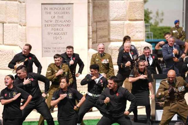 Yeni Zelanda askerleri Çanakkale'de 'haka' dansı yaptı