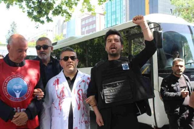 Öğretmenler, Türkiye genelinde iş bıraktı! Katledilen okul müdürü 81 ilde anıldı