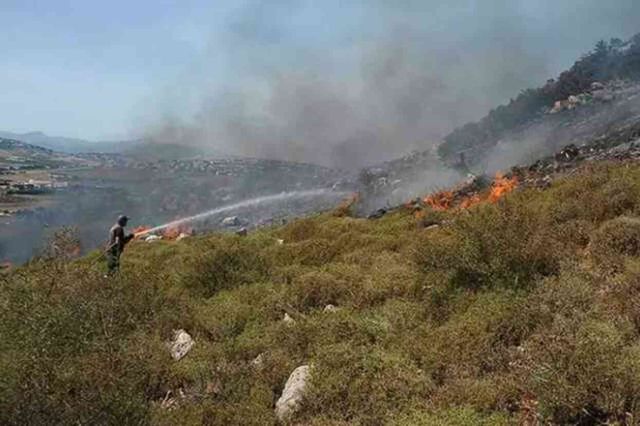 Sıcaklık 40 dereceyi buldu! Hizbullah'ın roket yağmuru İsrail'i yangın yerine çevirdi