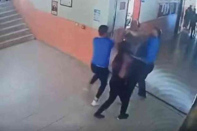 Çorum'da okul basan yabancı uyruklu veli, okul müdürünü zincirle darbetti