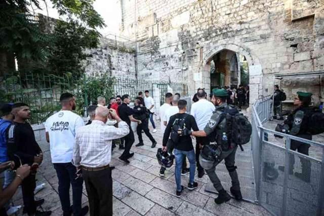 Mescid-i Aksa'da Kurban Bayramı namazı kılındı