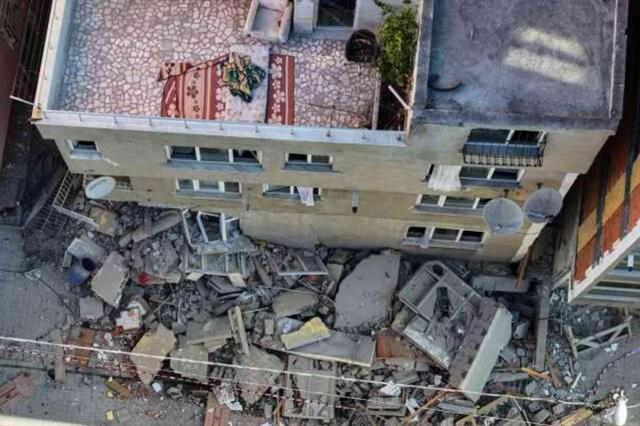 Bahçelievler'de 7 katlı bina çöktü! Çevre evler boşaltıldı, İstanbul Valiliği'nden açıklama var