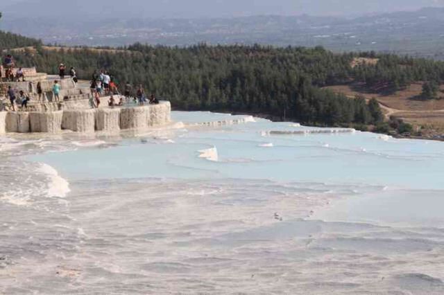 Pamukkale can çekişiyor! Su değeri azalan bölgede 'Acil' önlem alınması isteniyor