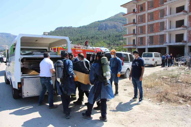 Amasya'da İnşaattan Kötü Kokular Yayılması Üzerine Bulunan Ceset