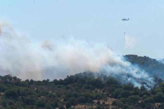 Bakan Yumaklı: İzmir'de 16 ev yandı, 87 ev ve 44 iş yeri tahliye edildi