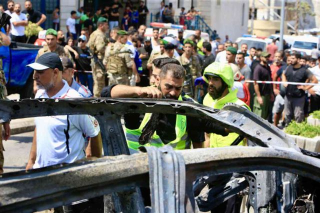 İsrail'den Lübnan'da suikast! Otomobili havaya uçurdular