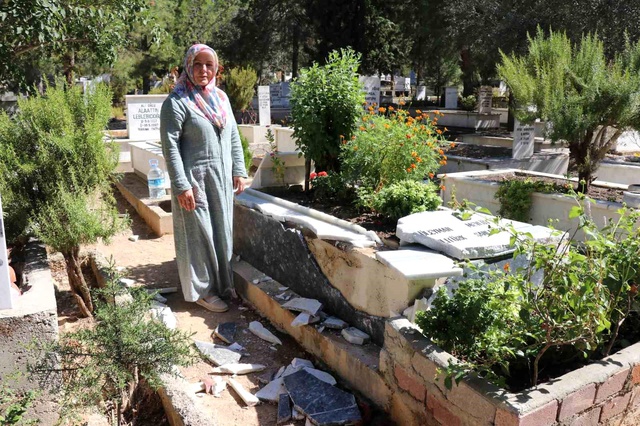 53 yaşındaki kadından ilginç iddia: Görücüler kocamın mezarına zarar vermiş olabilir