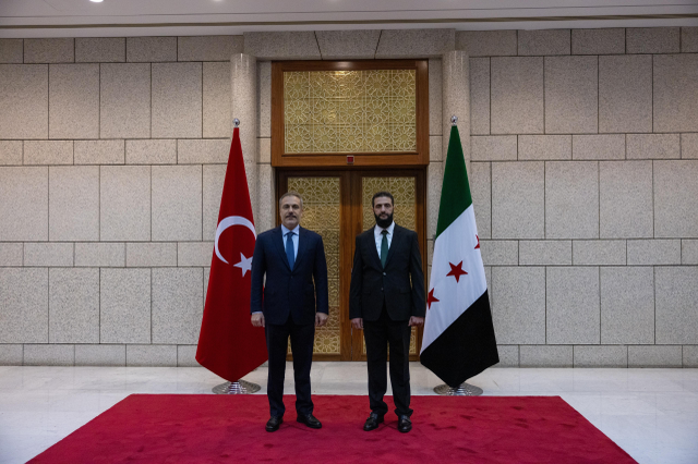 Şam'daki tarihi ziyaret damga vuran kareler