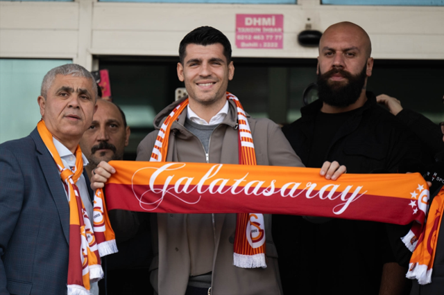 Galatasaray'ın Yeni Golcüsü Morata İstanbul'a Vardı