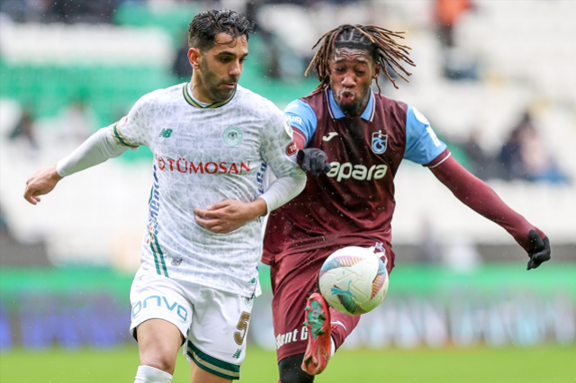 Trabzonspor, Konyaspor'a 1-0 mağlup oldu