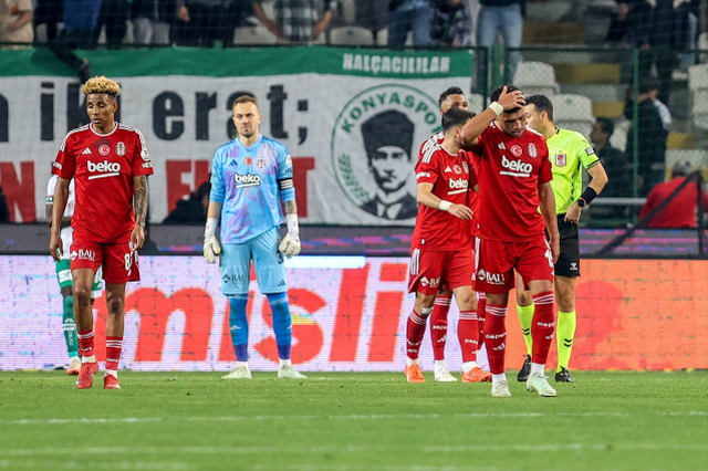 Derbi öncesi darmadağın oldular! Beşiktaş, 9 kişi Konyaspor'a 1-0 yenildi