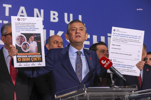 Özgür Özel'den Serdar Haydanlı iddiası