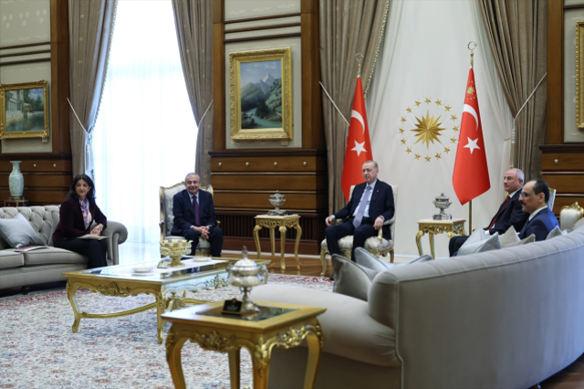 Cumhurbaşkanı Erdoğan'la görüşen DEM Parti'den açıklama