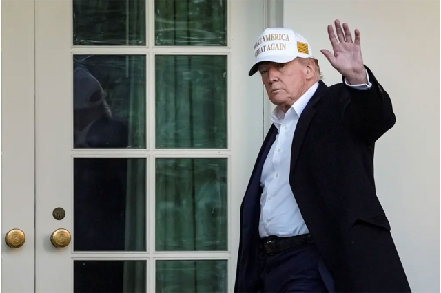 Donald Trump yine yaptı yapacağını! İlginç 100. gün kutlaması: Tek tek Beyaz Saray'ın çimlerinde ser