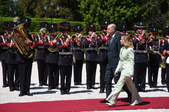 Erdoğan ve Meloni'den İtalya'da ortak zirve